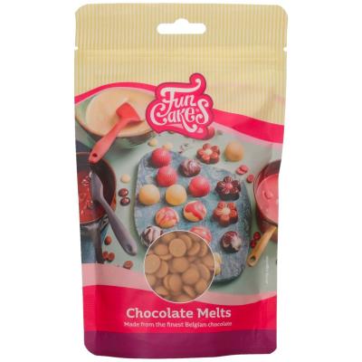 Xocolata daurada melts Funcakes 200 g