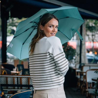 Paraigua plegable autom�tic anti-vent Fusta menta