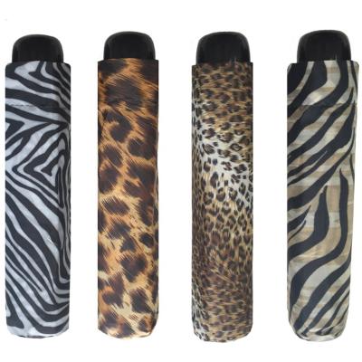 Paraigua plegable manual Animal Print