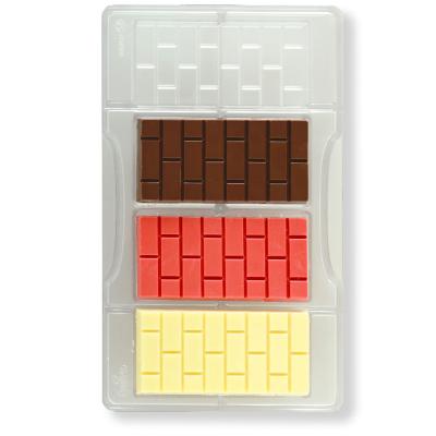 Motllo policarbonat per bombons Tableta Totxos