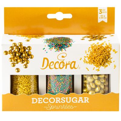 Set Sprinkles sucre i xoco 85 g or i multicolor