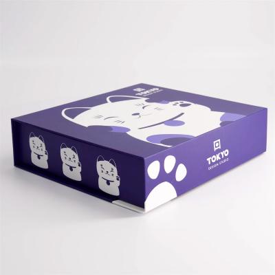 Set regal sushi Lucky Cat Kawaii Blue