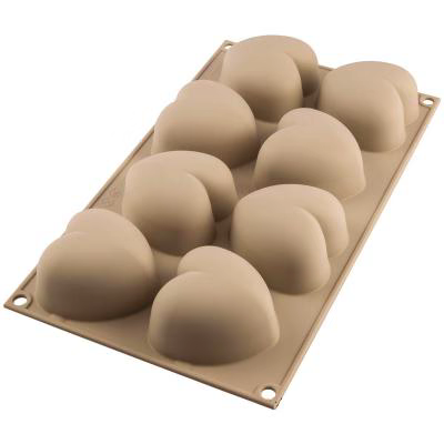 Motllo cors silicona Cuoricino x 8 cav