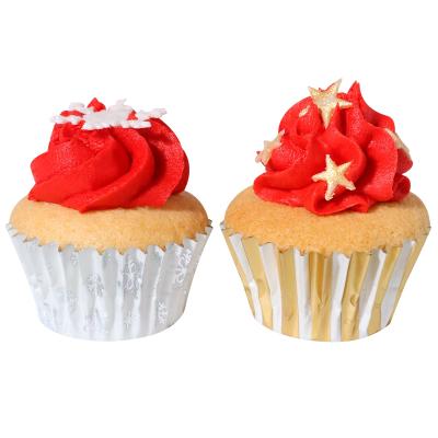 Paper mini cupcakes alumini x60 Brillant