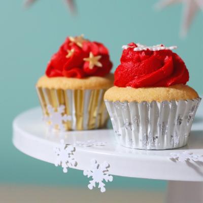 Paper mini cupcakes alumini x60 Brillant