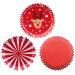 Paper cupcakes alumini x100 Santa Mix