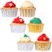 Paper cupcakes alumini x100 Or i plata