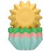 Paper cupcakes Bloom x48 Rainbow
