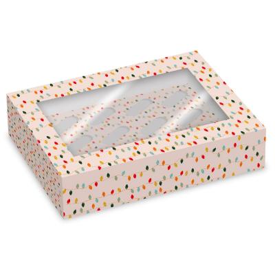 Set 2 caixes per 12 cupcakes Llums Nadal