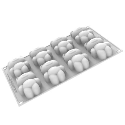Motllo silicona Teddy Bear x8 68 ml