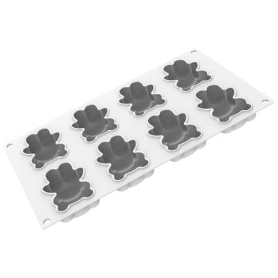 Motllo silicona Teddy Bear x8 68 ml