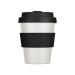 Tassa amb tapa Ecoffee PLA 180 ml Black