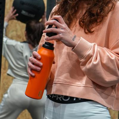 Ampolla t�rmica cer�mica Runbott MII 600ml taronja