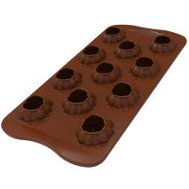 Molde bombones silicona 3D Calabaza x11