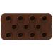 Motllo bombons silicona 3D Carbassa x11