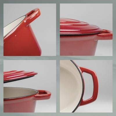 Cassola oval ferro fos esmaltada 29 cm, 4 L
