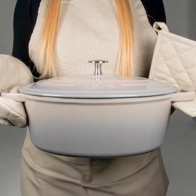 Cassola oval ferro fos esmaltada 29 cm, 4 L