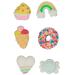 Set 8 decoracions de sucre Sweet Celebration