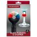 Set tap ampolla amb 8 marcadors copes