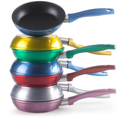 Mini paella ous fregits Alu 14 cm assortit