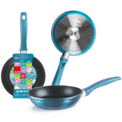 Mini paella ous fregits Alu 14 cm assortit