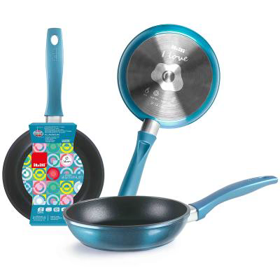 Mini paella ous fregits Alu 14 cm assortit