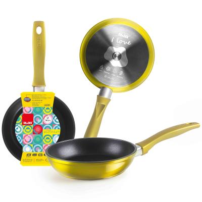 Mini paella ous fregits Alu 14 cm assortit