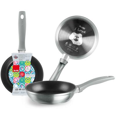 Mini paella ous fregits Alu 14 cm assortit