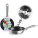 Mini paella ous fregits Alu 14 cm assortit