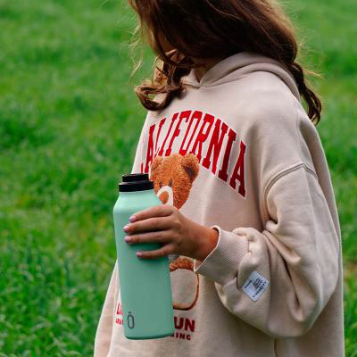 Ampolla t�rmica cer�mica Runbott MII 600 ml eucal.
