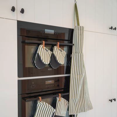 Davantal 100% cot� Yinte greenolive