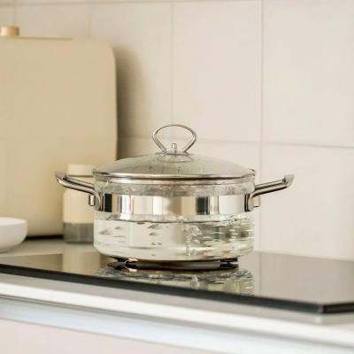 Olla vidre amb tapa 20 x11 h cm -2,5 L