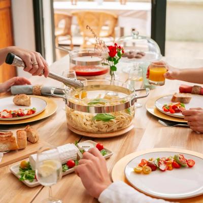 Olla vidre amb tapa 24 x 12 h cm -4,2 L