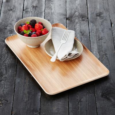 Safata servir fusta 39x27 cm natural