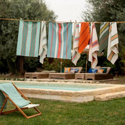 Drap de cuina cot� reciclat Yuna Bleau