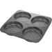 Motllo x4 pa hamburguesa 12 cm perforat metllic