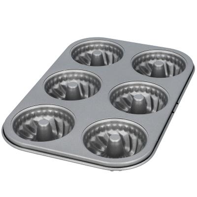 Motllo x6 mini savarin 7 cm metllic