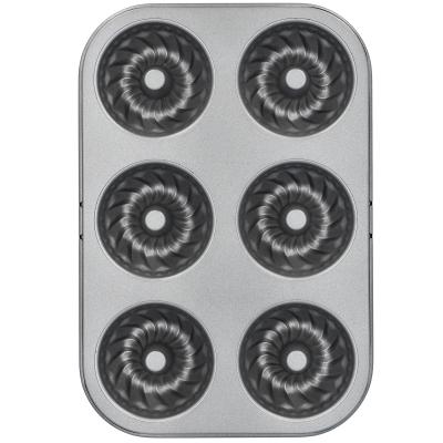 Motllo x6 mini savarin 7 cm metllic