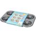 Motllo x6 mini savarin 7 cm metllic