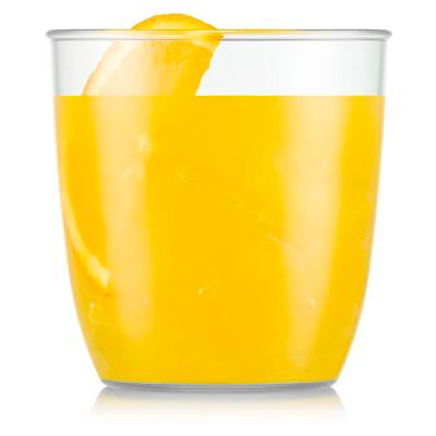 4x gots Pl�stic bodum Kvadrant aigua 350 ml