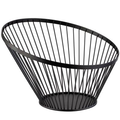 Cistell fruiter metllic Alt 30 x 20h cm
