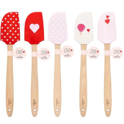 Esptula llengua silicona Love assortit