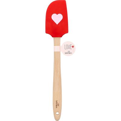 Esptula llengua silicona Love assortit