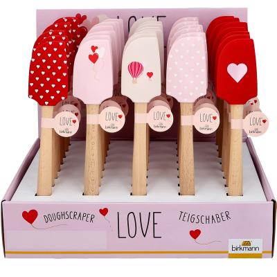 Esptula llengua silicona Love assortit