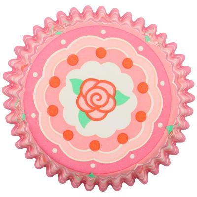 Paper cupcakes alumini x30 Vintage Rose
