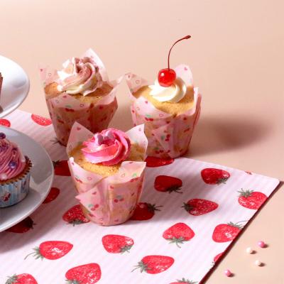 Paper muffins Tulipa x24 PME Cherry