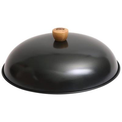 Tapa per a wok 30 cm gris fosc