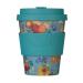 Tassa amb tapa Ecoffee PLA 350 ml Flowers