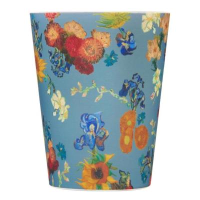 Tassa amb tapa Ecoffee PLA 350 ml Flowers