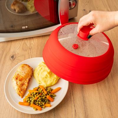 Tapa microones vidre silicona plegable 27 cm